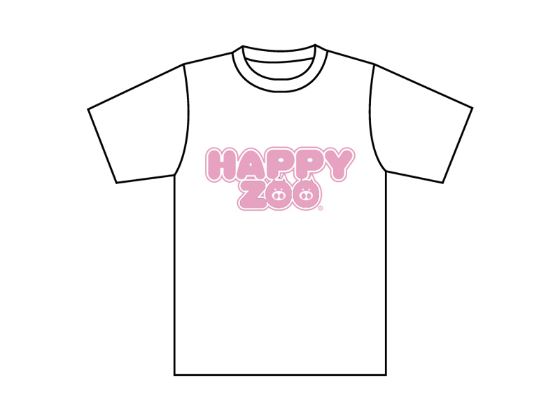 HAPPY Z00 ピンク（カラープリント）